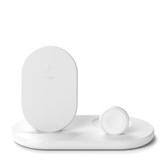 Belkin BOOST CHARGE Apple 裝置專用 3 合 1 無線充電器 白色 (Belkin-WIZ001MY)
