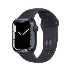 Apple Watch Series 7 GPS + 流動網絡 41mm 鋁金屬錶殼；運動錶帶 CR-AW7GC41ASB-O2O