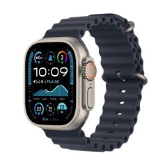 Apple Watch Ultra 2 (GPS + 流動網絡) 49 毫米原色鈦金屬錶殼及海軍藍色海洋錶帶 4023991