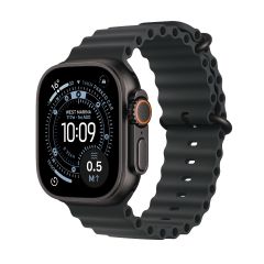 Mox 尊享 - Apple Watch Ultra 3 (GPS + 流動網絡) 49 毫米黑色鈦金屬錶殼及黑色海洋錶帶