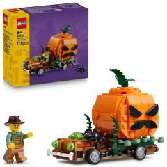 LEGO® Iconic 40822 Jack-O'-Lantern Pickup Truck (DIY,Home Decoration,Bricks,Gift)