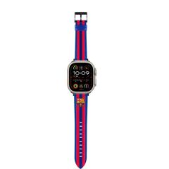 巴塞隆納足球俱樂部真皮錶帶Apple Watch  49mm