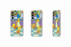 Samsung Galaxy S23+ Frame Cover Lenticular Plate The Simpsons