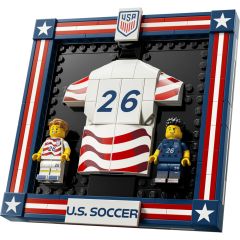 LEGO® Editions 43033 2026 U.S. Soccer National Team Jersey (Model,Decoration,Bricks,Gift)