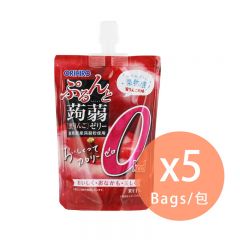 ORIHIRO - Low-Calorieo Apple Jelly Drink 130g x 5 bags (4571157258119_5) 4571157258119_5