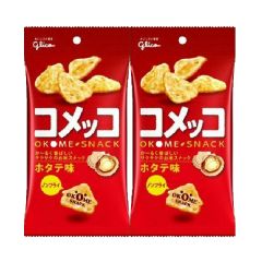 GLICO - Komekko Scallops Taste Chips 39g x 2 Bags (4901005160835_2) 4901005160835_2