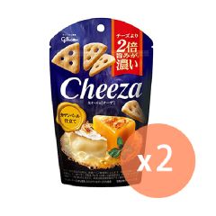 GLICO - Cheeza Camembert Cheese Chips 40g x 2 bags (4901005184961_2) 4901005184961_2