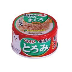 CIAO -  貓罐頭 - 濃湯 雞肉・吞拿魚 化毛球 (6罐 / 24罐) 4901133062582