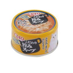 CIAO -  貓罐頭 滋味湯 - 雞肉·吞拿魚 蟹柳入 (6罐 / 24罐) 4901133062698
