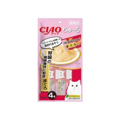 CIAO - 貓咪肉泥零食條 - 吞拿魚醬(腎臟健康維持) (1包/3包) 4901133719059_ALL