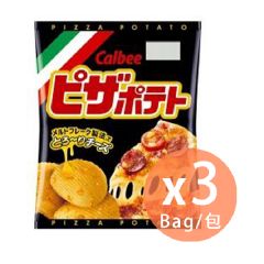 Calbee - Pizza Flavour Potato Chips 60g x 3 (4901330581480_3) 4901330581480_3