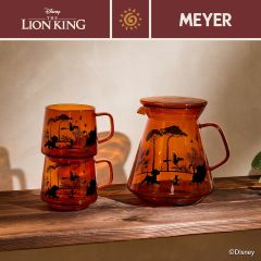 MEYER - 3PCS GLASS PITCHER WITH LID AND MUG SET CR-49248-C