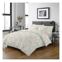 Uji Bedding - 1000 Threads Cotton Pattern Bedding Set [5204](4 Sizes option)52S-5204-MO