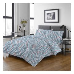 Uji Bedding - 1000 Threads Cotton Pattern Bedding Set [5205](4 Sizes option)52S-5205-MO
