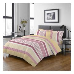 Uji Bedding - 1000 Threads Cotton Pattern Bedding Set [5206](4 Sizes option)52S-5206-MO