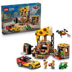 LEGO® City 60496 Pizza Delivery Experience with Vehicles (Creative Games,Kids Toy,Bricks,Gift)