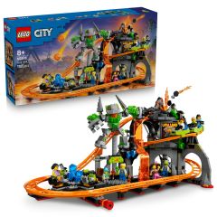 LEGO® City 60501 Lava Land Roller Coaster Park (Creative Games,Kids Toy,Bricks,Gift)