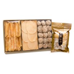 南北行 - 特級花菇&花膠及螺片(送雪耳椰片清潤湯) 60A042