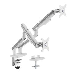 BRATECK - LDT68-C024 DUAL-MONITOR NEO SLIM MECHANICAL SPRING MONITOR ARM (17 - 32" /9kg) 6118014