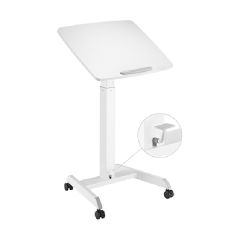 BRATECK - FWS07-1 HEIGHT ADJUSTABLE MOBILE WORKSTATION WITH FOOT PEDAL AND TILTABLE DESKTOP 6118029