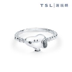 TSL|謝瑞麟 - Snoopy 18K White Gold with Diamond Ring 61419 61419-DDDD-W-13-001