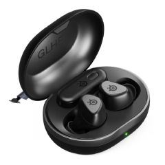 SteelSeries - Arctis GameBuds 無線遊戲耳機 適用於 PlayStation [Black/White] SSAGBTWS_all