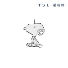 TSL|謝瑞麟 - Snoopy SI925 with Blue Topaz Pendant 61700 61700-OTOB-W-XX