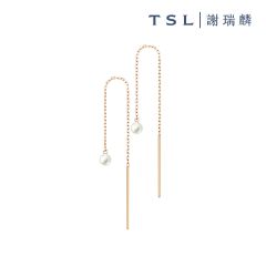 TSL|謝瑞麟 - KUHASHI 18K Rose Gold with Japanese Akoya Pearl Earrings 61792 61792-PAWH-R-XX-001