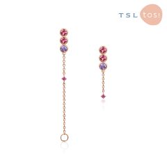 TSL|謝瑞麟 - GEN Collection 18K Rose Gold with Amethyst Earrings 62118 62118-OSAM-R-XX