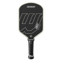 WOWLLY - SST Pickleball Paddle Advanced Carbonized Foam + 12K Carbon Fiber - 16 inch long - 5.5 inch Handle USA Pickleball Approved 628719179060