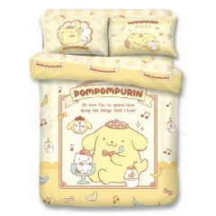 Uji Bedding - 1200 threads Luxury Linen Bedding Set - Pompompurin (Multi Sizes) 62S-PN2601-MO