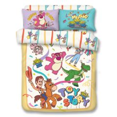 Uji Bedding - 1200 threads Luxury Linen Bedding Set - Toy Story (Multi Sizes) 62S-TY2601-MO
