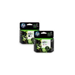 HP - 63xl black + color genuine ink set 63xlset