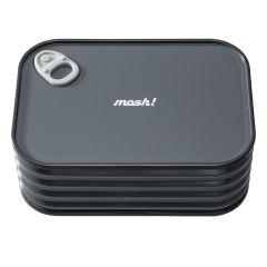 mosh! 拿鐵罐頭款午餐盒（黑色） 600ML 69TMLL600BK