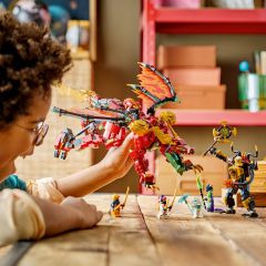 LEGO® Ninjago 71868 Wyldfyre's Transforming Dragon Mech (Ninga Games,Toys,Bricks,Gift)