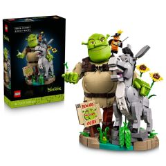 LEGO® Shrek 72423 Shrek, Donkey & Puss in Boots (Toys,Home Decoration,Bricks,Gift)