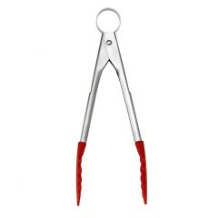 Cuisipro - Silicone Stainless Steel Mini Locking Tongs 7"