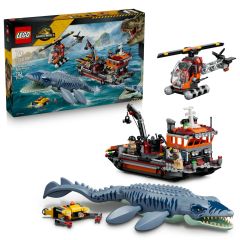 LEGO® Jurassic World 77983 Mosasaurus Dinosaur Boat Attack (Dinosaur,Boat,Bricks,Gift)