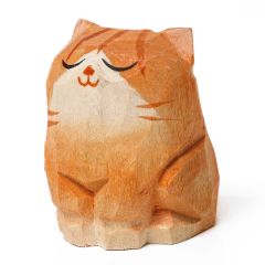 Islandoffer - 木雕可愛小貓咪