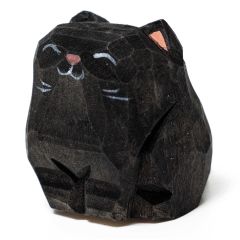 Islandoffer - 黑檀木雕小貓咪