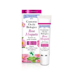 IPROVENZALI Organic Eye Contour Cream Anti-puffiness Rosa Mosqueta 8025796008582