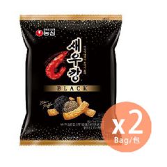 Nong Shim - Korean Prawn Crackers - Black Truffle Flavor 80g x 2 (8801043062183_2) 8801043062183_2