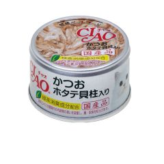 CIAO -  貓罐頭 鰹魚 + 帶子 (85G X 6罐)