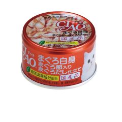 CIAO -  貓罐頭 吞拿魚白身 +  吞拿魚乾 (85G X 6罐)