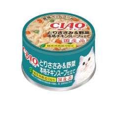 CIAO -  貓罐頭 雞肉 & 野菜 雞湯 (85G X 6罐)