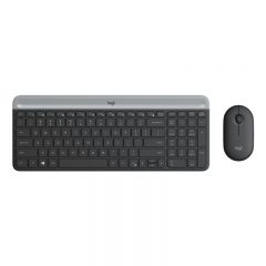 Logitech - MK470 超薄無線鍵盤滑鼠組合 (中文版) (石墨灰色) 920-009184
