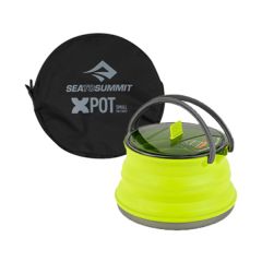 Sea To Summit -X-Pot Kettle 1.3 Litre With Storage Sack-AXKETSS1.3-Lime 9327868118243