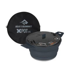 Sea To Summit -X-Pot 2.8L With Storage Sack-AXPOTSS2.8-Charcoal 9327868142460