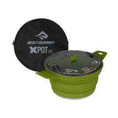 Sea To Summit -X-Pot 2.8L With Storage Sack-AXPOTSS2.8-Olive 9327868142477