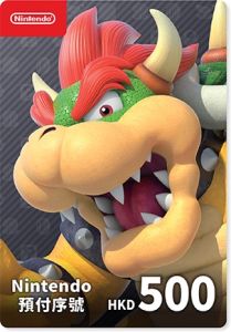 Nintendo - 香港Nintendo 任天堂預付卡 HKD 500